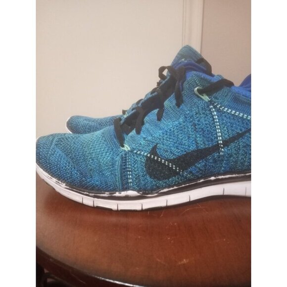 Nike Free TR Flyknit 718785-401 Blue Running Shoes Sneakers Women's Size 11.5 - Picture 9 of 14